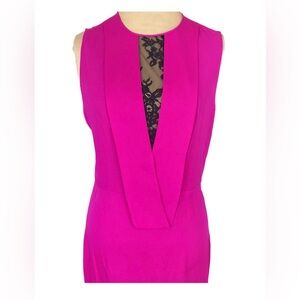 Robert Rodriguez magenta/pink silk short dress. Size 6, excellent condition.